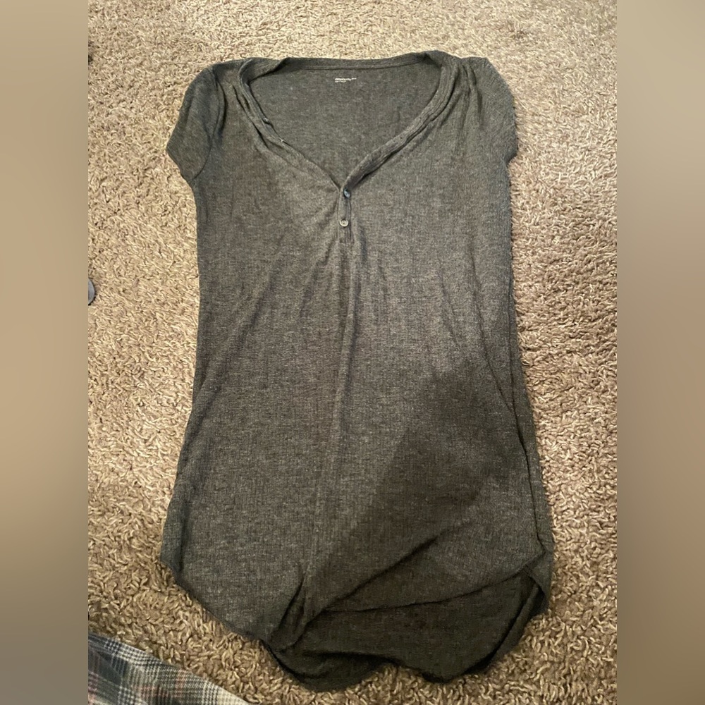 Gap knit top small grey